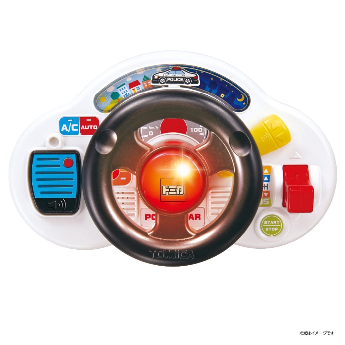 おでかけ大好き!トミカサウンドハンドル パトロールカー タカラトミー メインイメージ